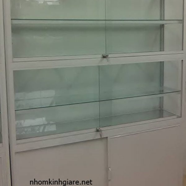 Tủ kính báng hàng - công ty Nhôm Kính Tiến Cường