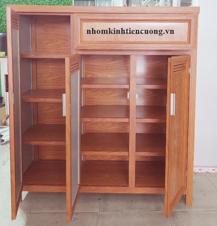 Tủ giầy dép nhôm 4 Tủ giầy dép nhôm